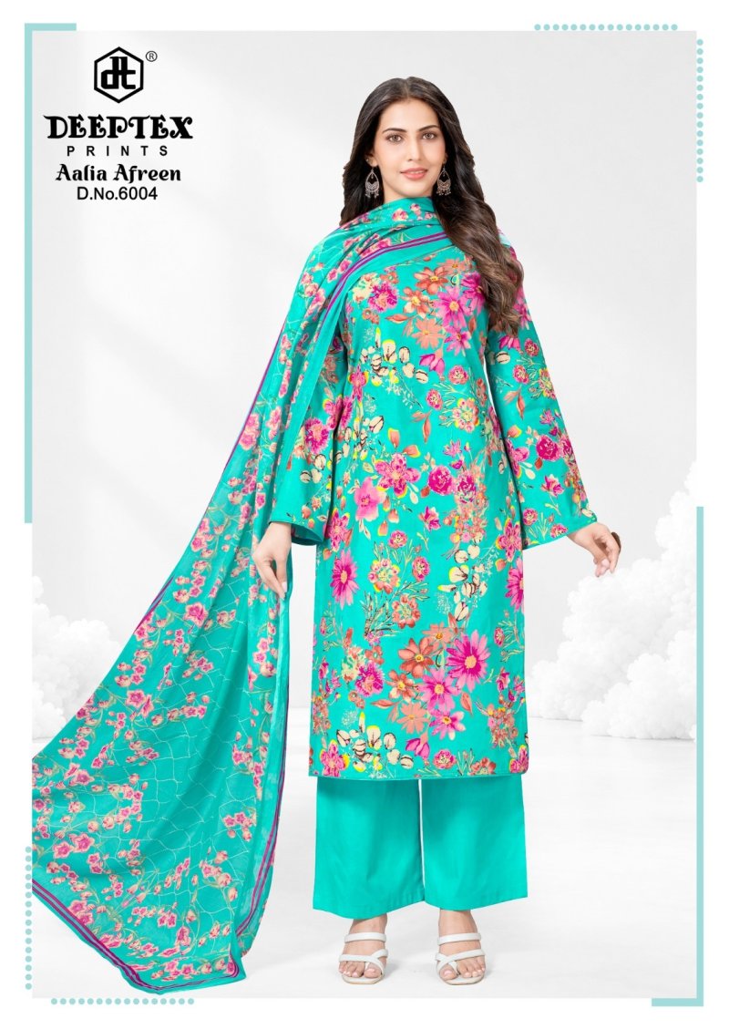 Aalia Afreen Vol 6 By Deeptex Cotton Printed Dress Material